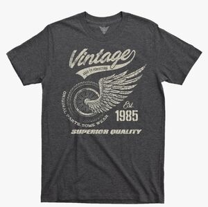 Vintage 1995 Graphic Gray T-Shirt - Mens Large -  New